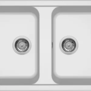 Lavello Fragranite 2 Vasche Incasso con Gocciolatoio Larghezza 86 cm