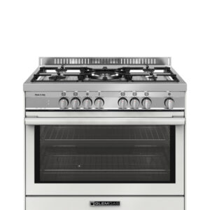 Cucina 90x 60 Glem Gas Bianca Forno multifunzione elettrico termoventilato