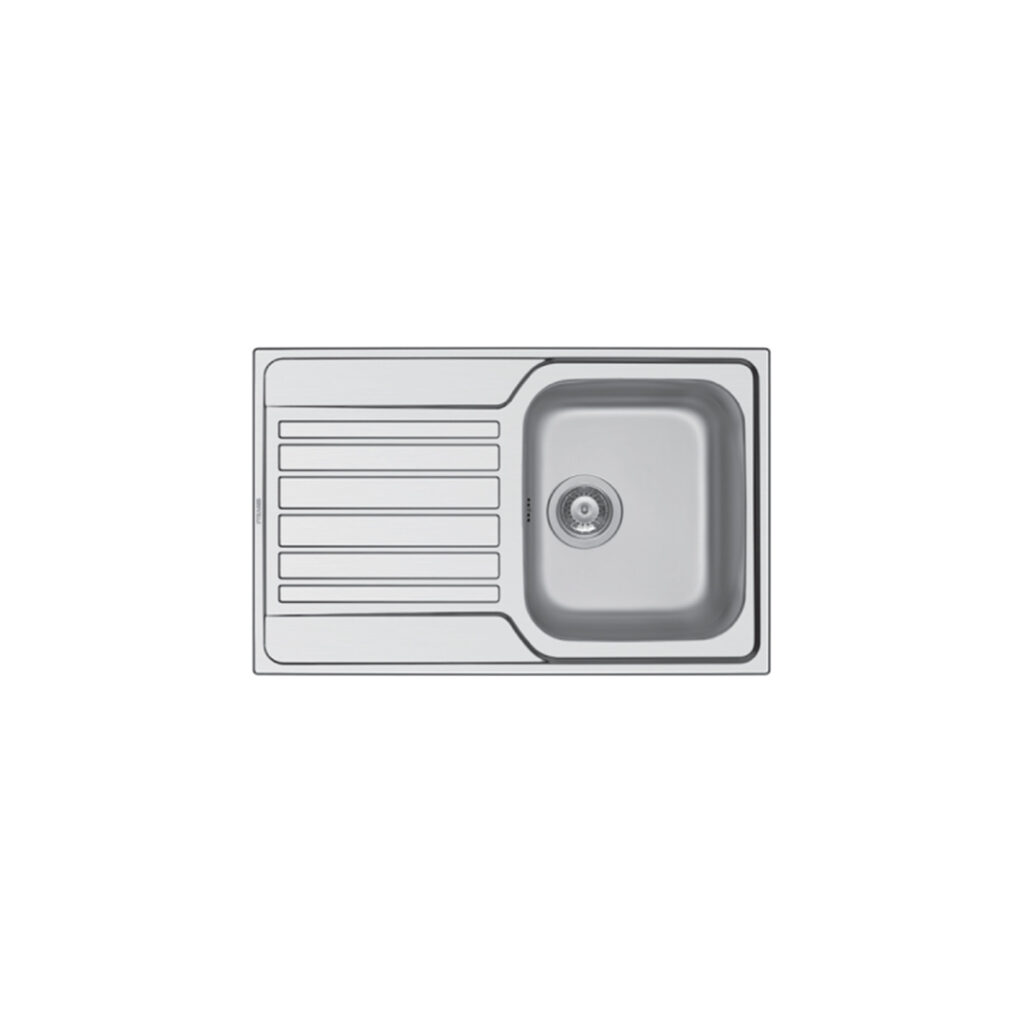 Lavello Inox Pyramis 86x50 Vasca a Destra