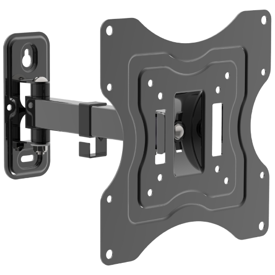 Supporto universale per flat-tv 23"-42" - kg 15 - 65mm spessore - 1 braccio - 2